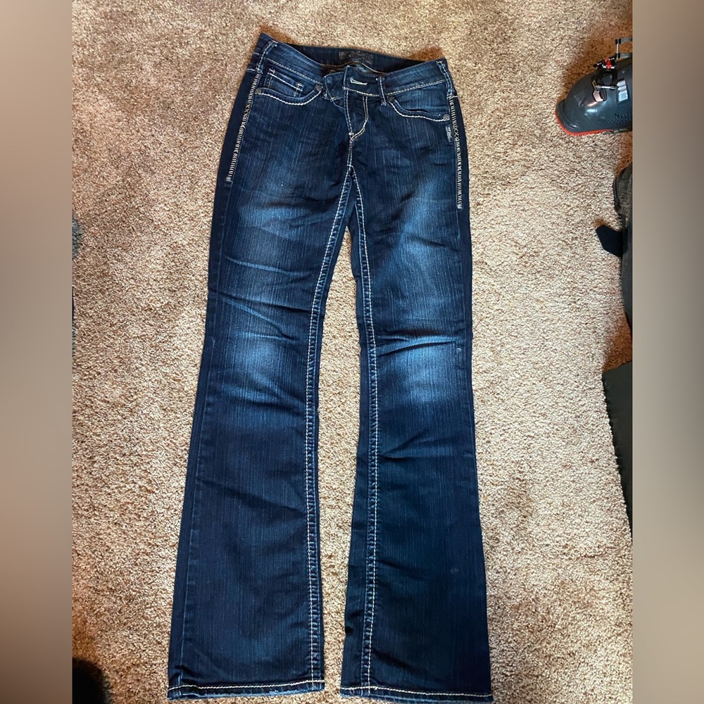 Silver Aiko bootcut jeans